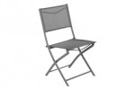[Obrázek: Zahradní židle Modula bez područky - tmavě šedá